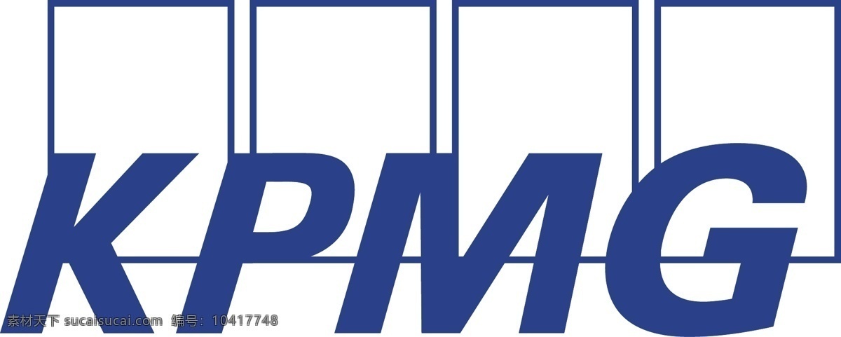 kpmg 毕马威 logo 企业 标志 标识标志图标 矢量