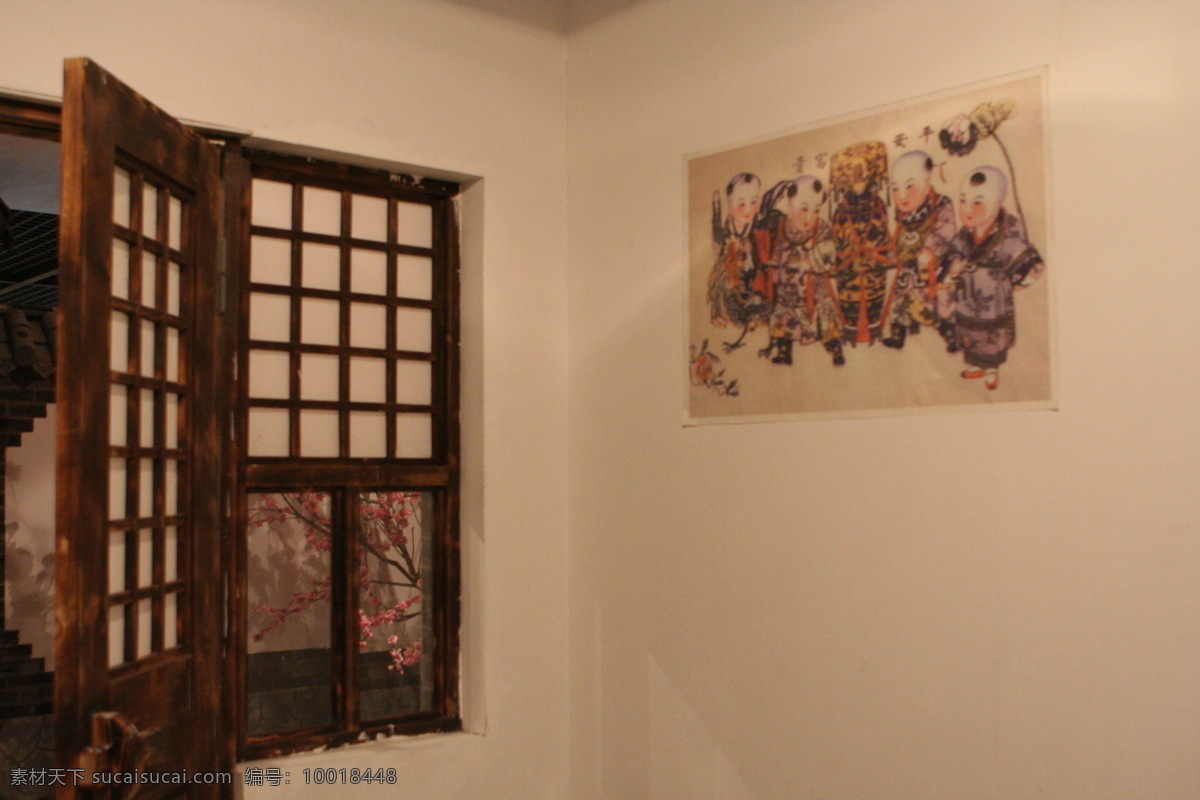农村屋里 农村 屋里 窗子 墙画 家居生活 生活百科