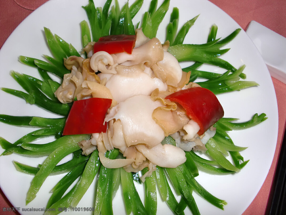 碧绿海螺片 录色口感 传统美食 餐饮美食