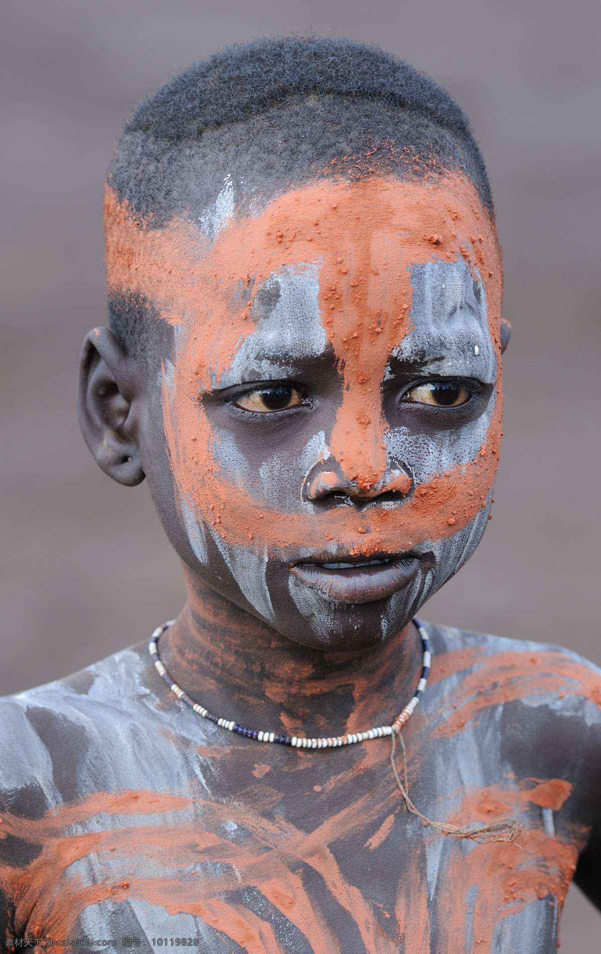 非洲 土著人 人物 黑人 非洲人 非洲土著人 彩绘 脸部彩绘 儿童图片 人物图片
