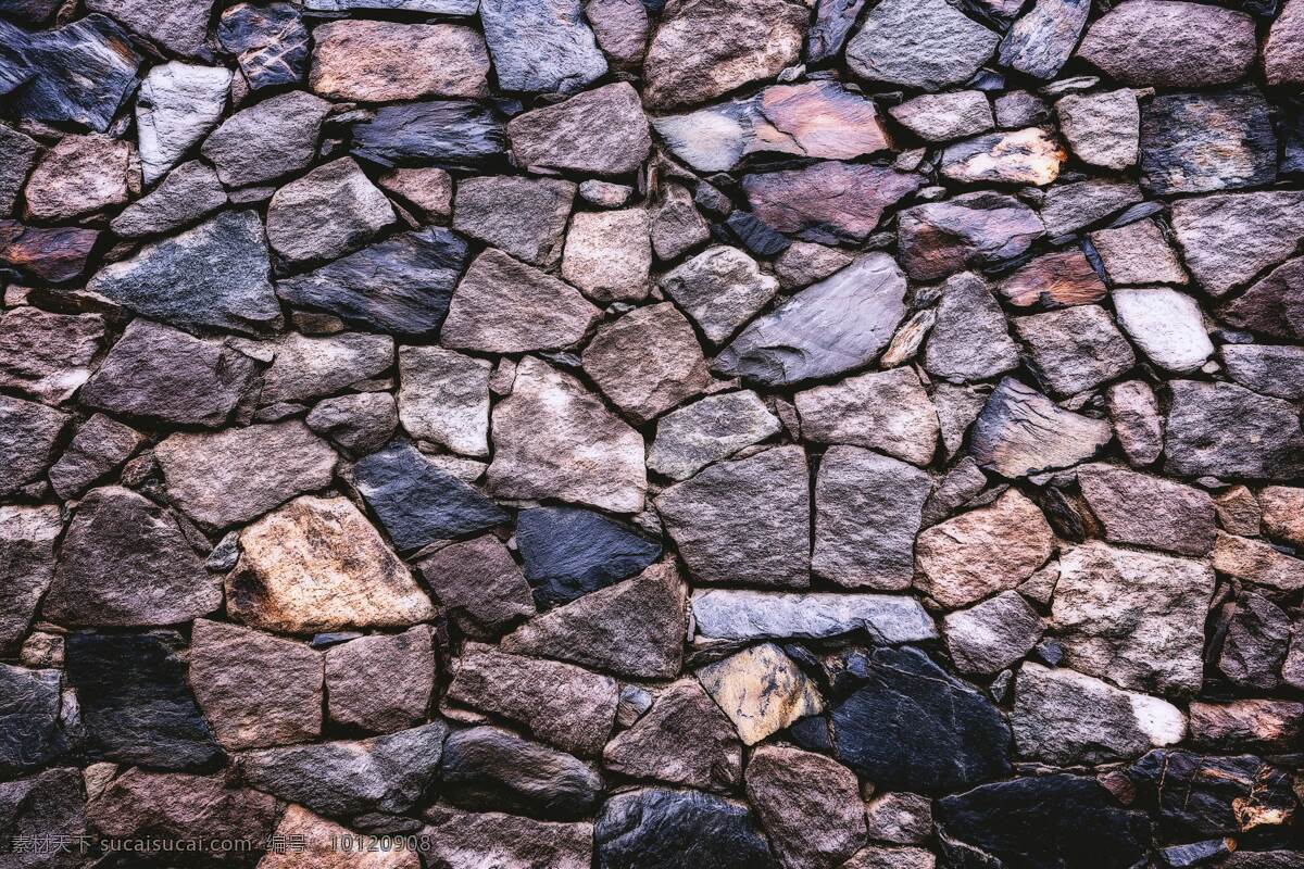岩石 斑驳 纹理 粗糙 石头 路面