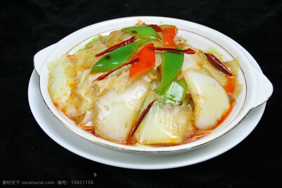 醋溜白菜 餐饮美食 传统美食 醋溜菜 白菜 酸辣白菜 青椒 红辣椒 美味菜肴