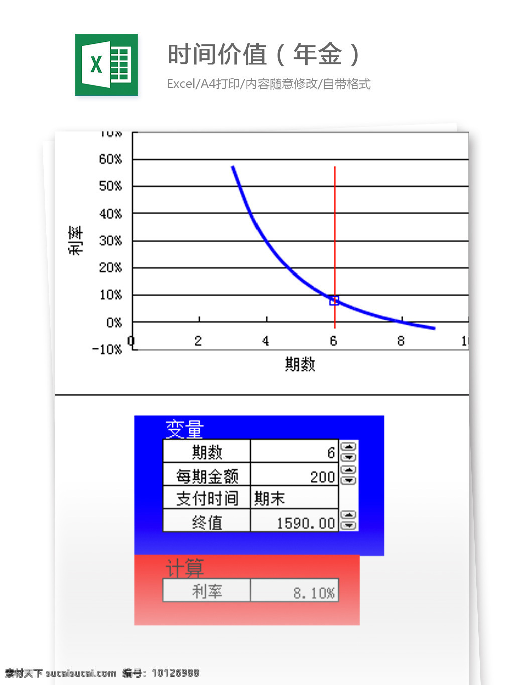 时间 价值 excel 模板 表格模板 图表 表格设计 表格