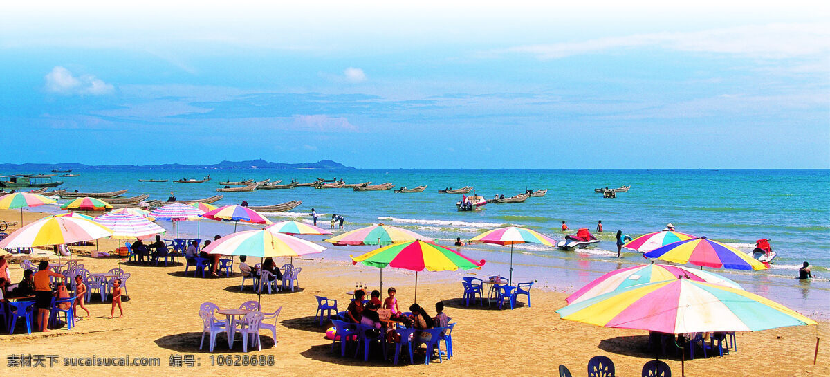 船 大海 广告设计模板 国内旅游 海边 海水 海滩 清爽夏日海滩 夏日海滩 海星 绿岛 蓝天 椅子 太阳伞 游客 人物 夏天风景 水果 飘流瓶 桌 旅游摄影 其他海报设计