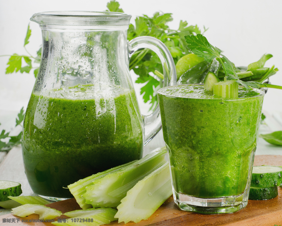 绿色 蔬菜汁 果汁 杯子 蔬菜 酒类图片 餐饮美食