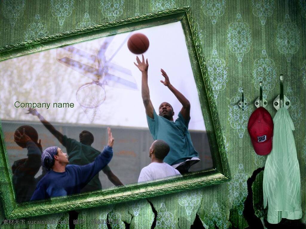 街头篮球 模板 幻灯片 篮球 运动