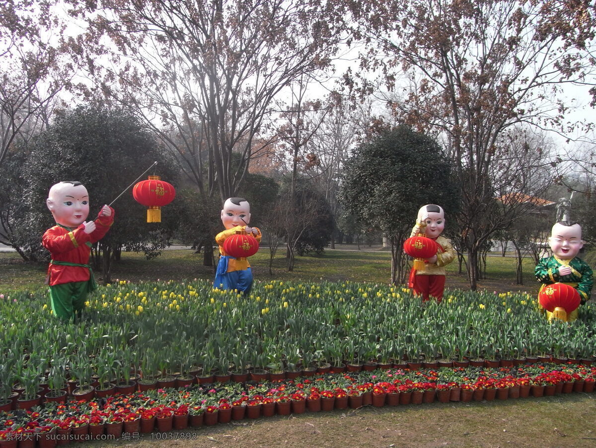武汉解放公园 公园 武汉 雕塑 花卉 旅游摄影 国内旅游 灰色