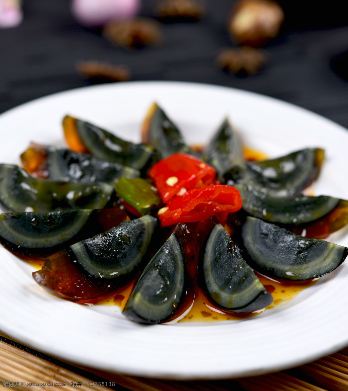 凉拌皮蛋 皮蛋 尖椒皮蛋 红油皮蛋 凉拌菜 川菜 传统美食 餐饮美食