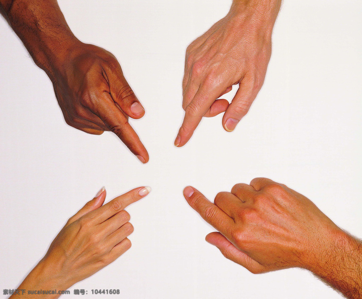 手指 手 食指 指出 指向 手模