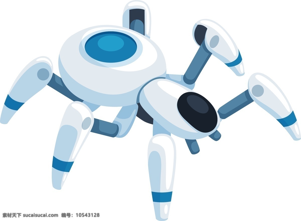 d 人工智能 机器 蜘蛛 2.5d 机器人 高科技 未来感 仿生机器人