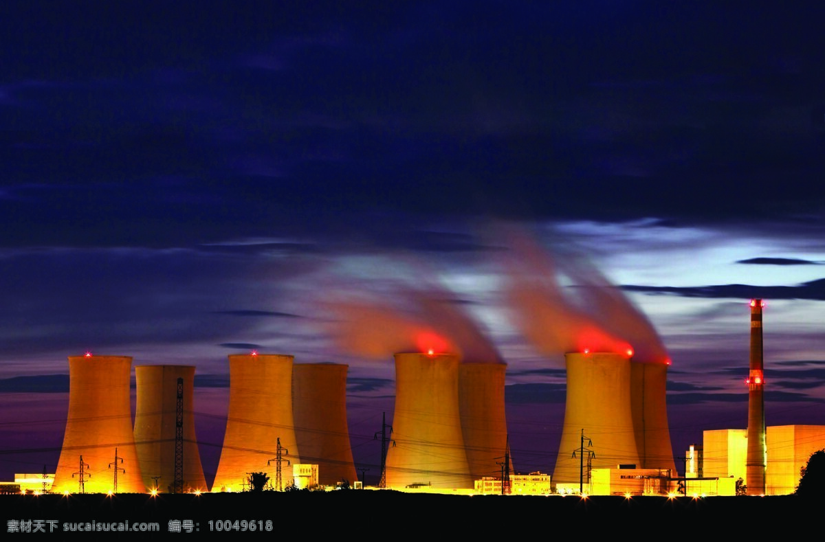 核电厂 核电 核能 核资源 发电 工业 工厂 电力 烟囱 电缆 输电 送电 电线 线缆 污染 大气 排污 资源 能源 工业生产 现代科技