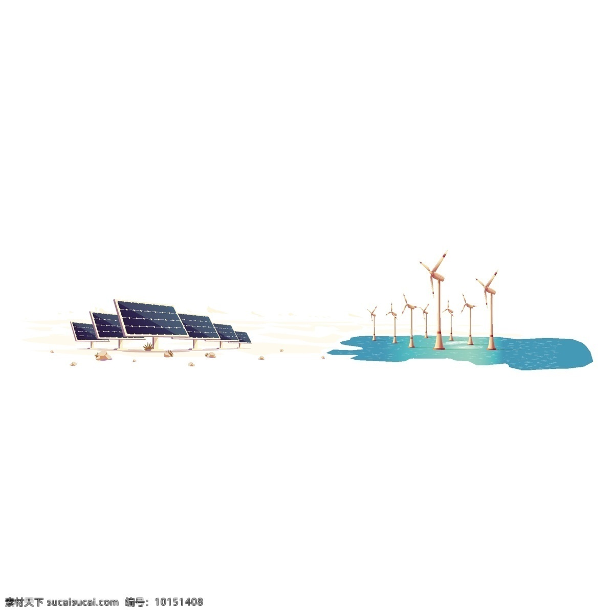 光合作用 矢量 卡通 资源 能源 能源资源 卡通资源 太阳能 发电 风力 风力发电 环境保护 环境能源