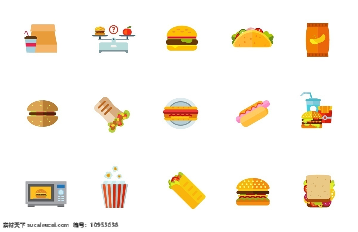 不 健康食品 图标 集 食品 菜单 咖啡 平面设计 网页 图形 符号 苹果 网页设计 平板 汉堡 应用程序 插图 晚餐 包装 三明治