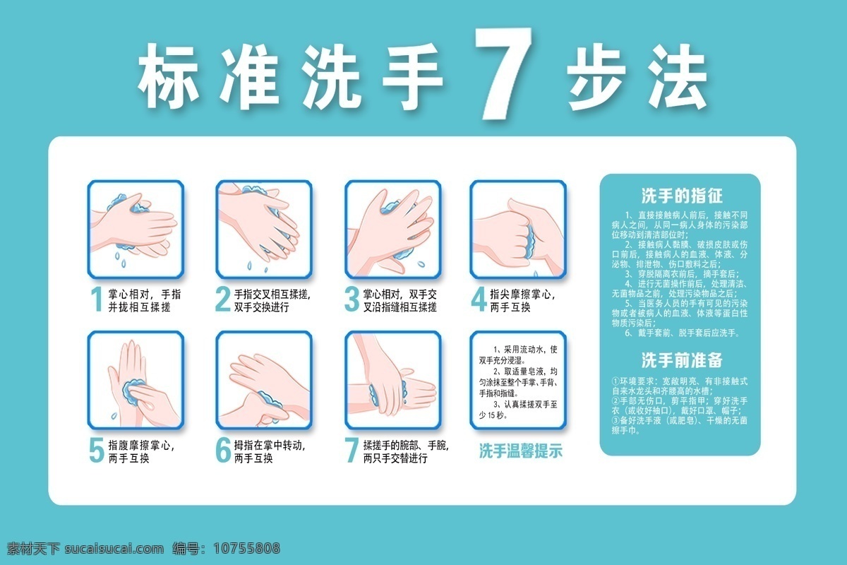 洗手7步法 cs6 分层文件 洗手