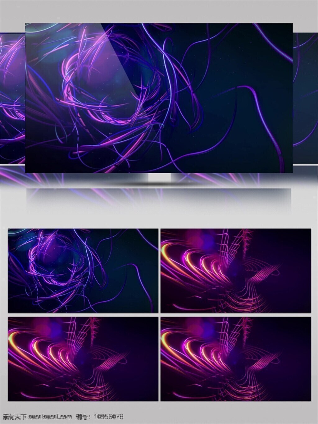 紫色 梦幻 线条 高清 视频 梦幻紫色 台阶 盆地 视频素材 动态视频素材