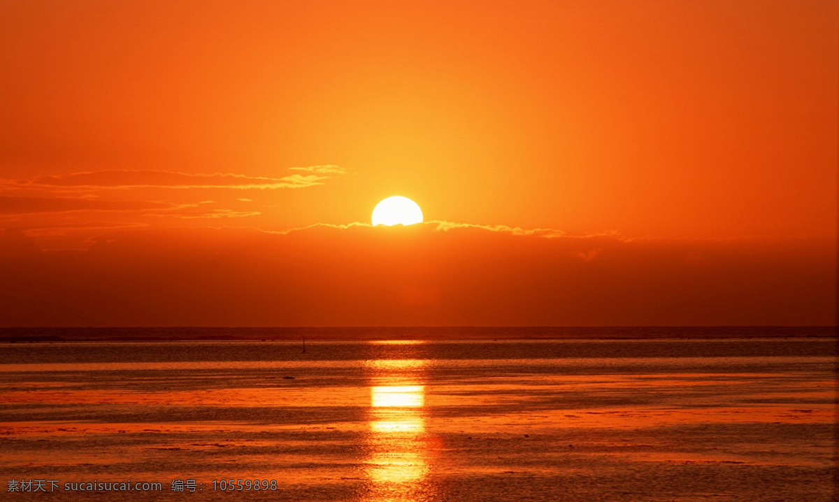 日出 海上日出 大海 云雾 自然风景 自然景观