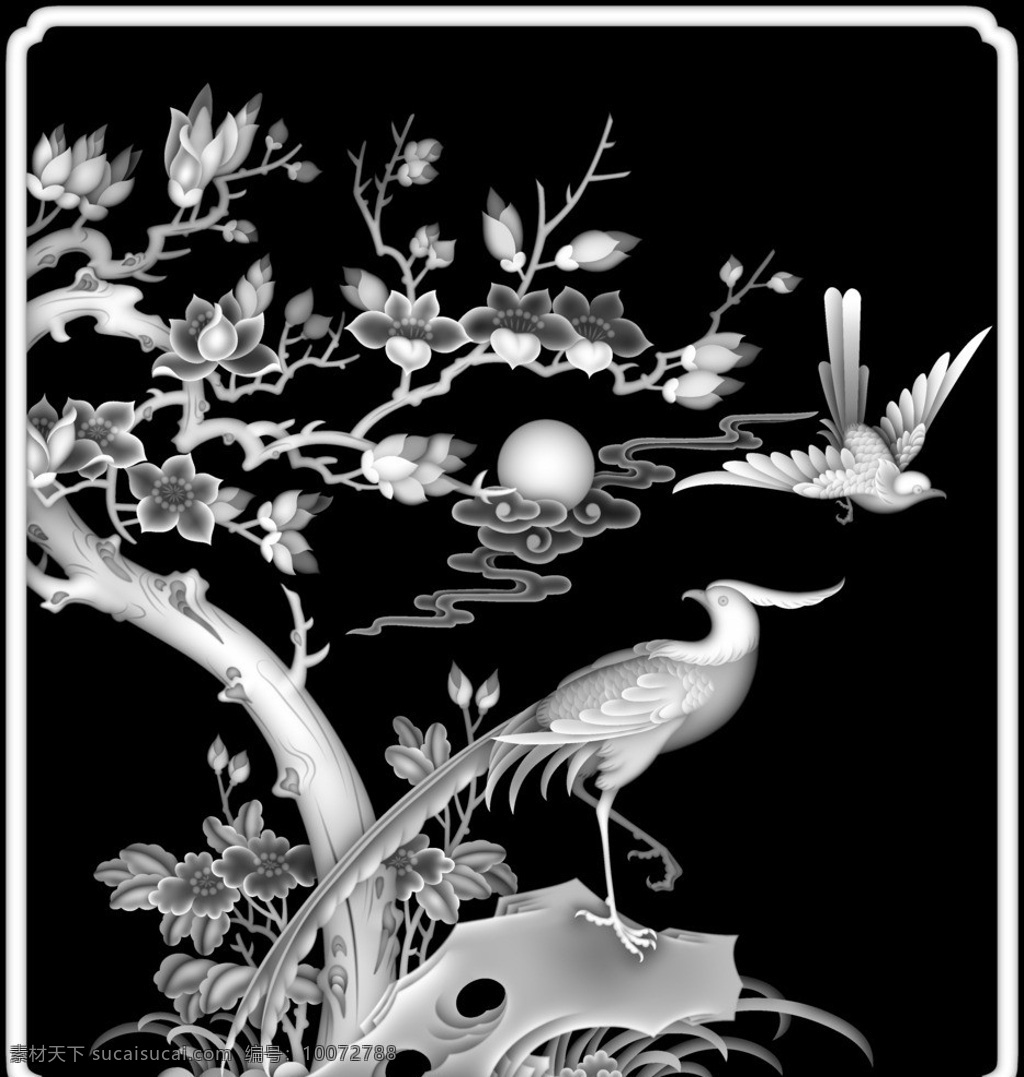 浮雕灰度图 浮雕 灰度 图 设计素材 模板下载 雕花 灰度图 黑白 精雕图 bmp 雕刻 实木浮雕 花边花纹 底纹边框 传统文化 文化 文化艺术 摆设 花瓶 凤凰 火鸡 花鸟图