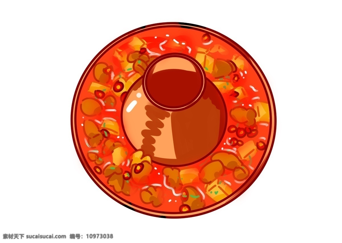 红色 铜 火锅 插画 红色的铜火锅 漂亮的铜火锅 手绘铜火锅 可以铜火锅 辣辣的铜火锅 铜火锅装饰
