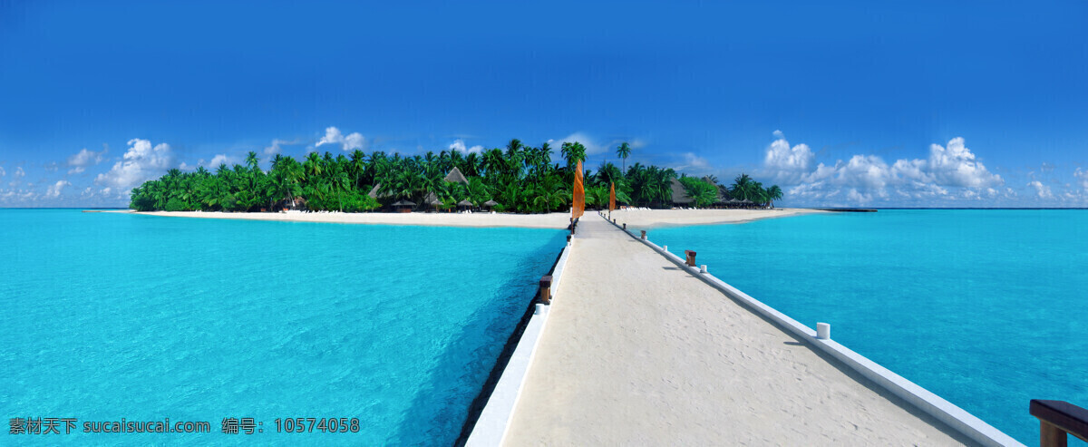 夏天 碧蓝 海水 桥梁 大海 沙滩 海边 外国 人物 自然风景 自然景观 青色 天蓝色