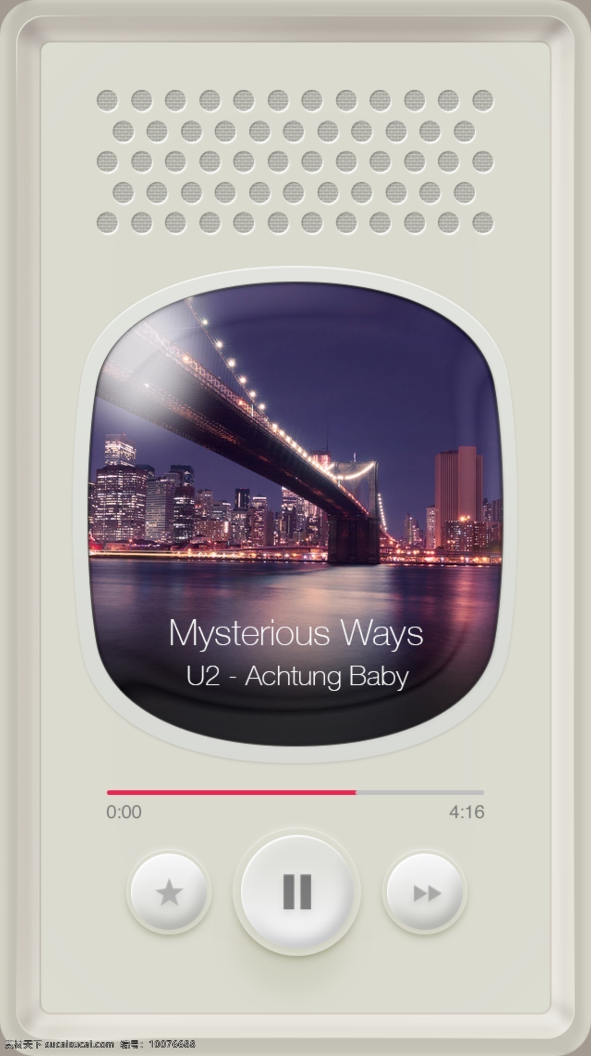 手机 收音机 ui 分层 手机模板 ui分层 app app界面