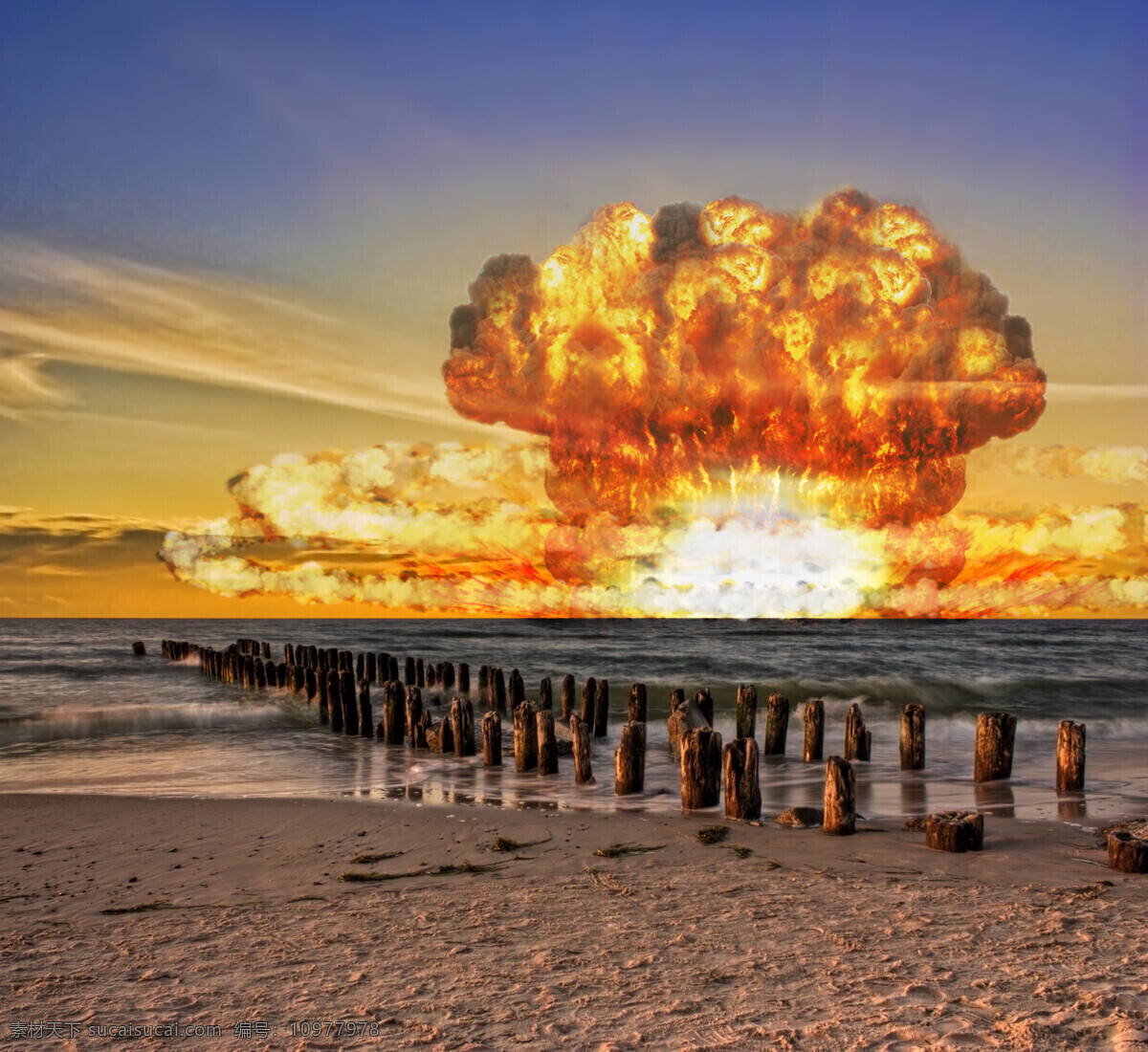 原子弹蘑菇云 原子弹 蘑菇云 爆炸 破坏力 战争 现代科技 军事武器