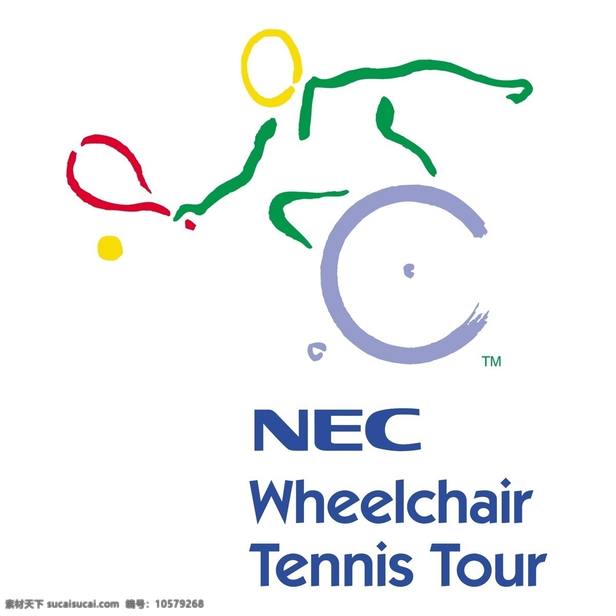 nec 轮椅 网球 巡回赛 标识 公司 免费 品牌 品牌标识 商标 矢量标志下载 免费矢量标识 矢量 psd源文件 logo设计