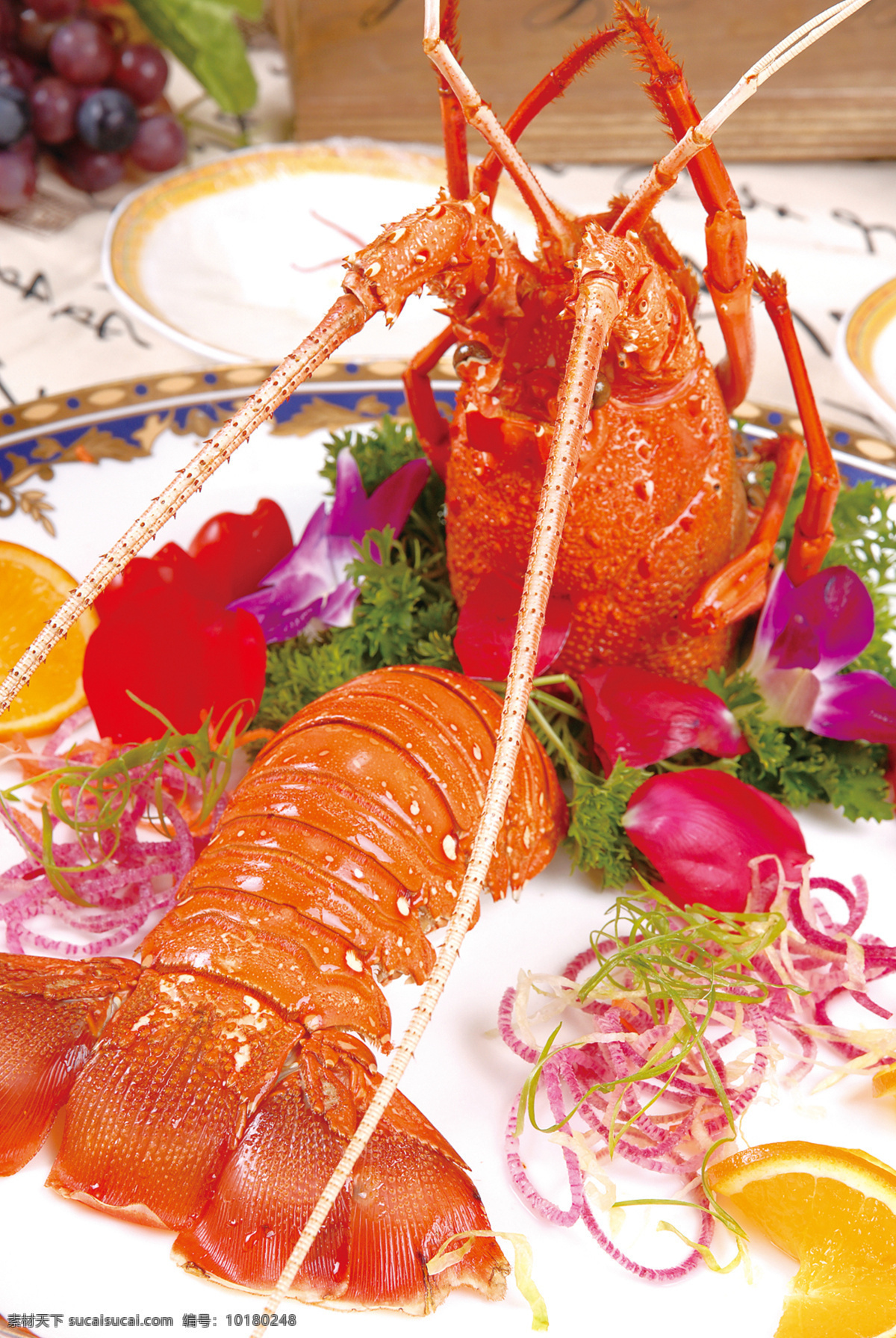 龙虾刺身 美食 传统美食 餐饮美食 高清菜谱用图