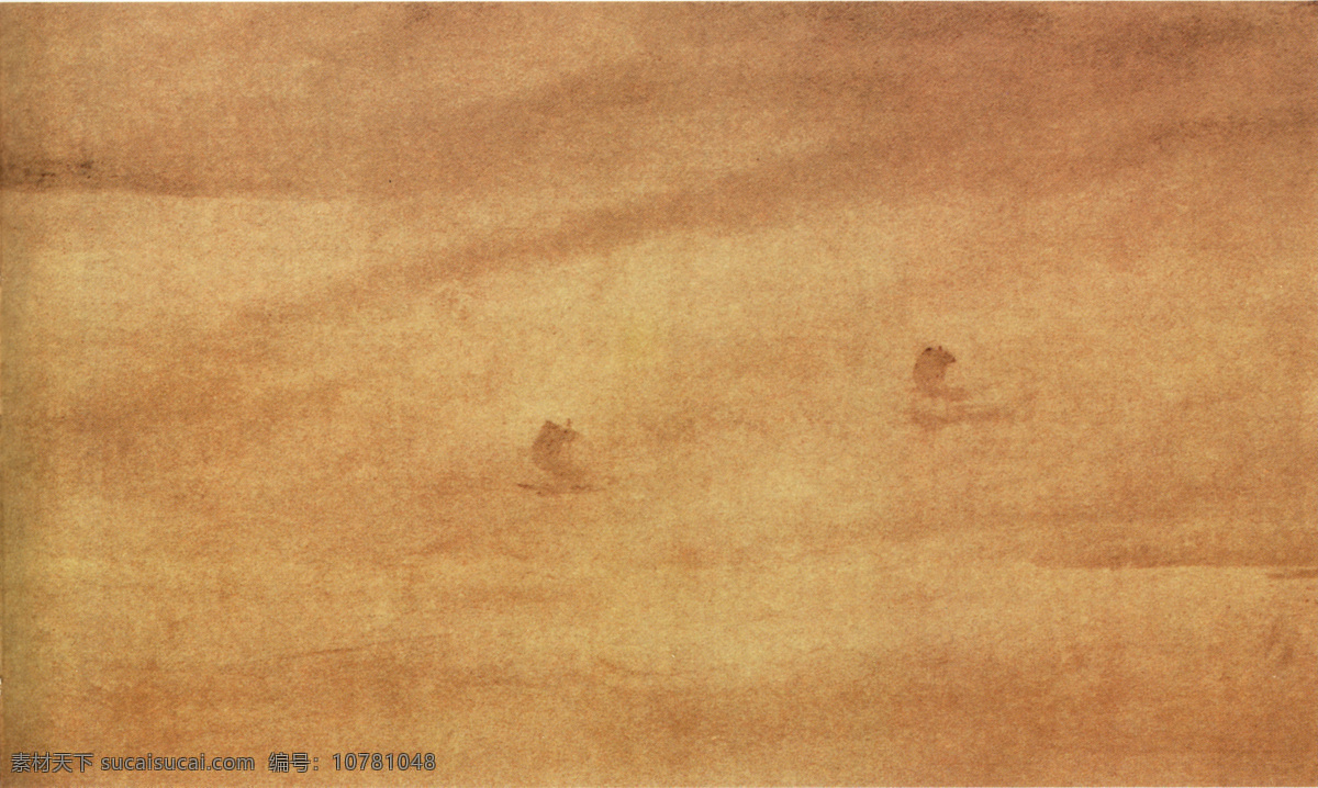 山水 名画 书画 远 浦 归帆 图 二部 分 古画 山水画 书画真迹 中国水墨画 远浦归帆图 文化艺术