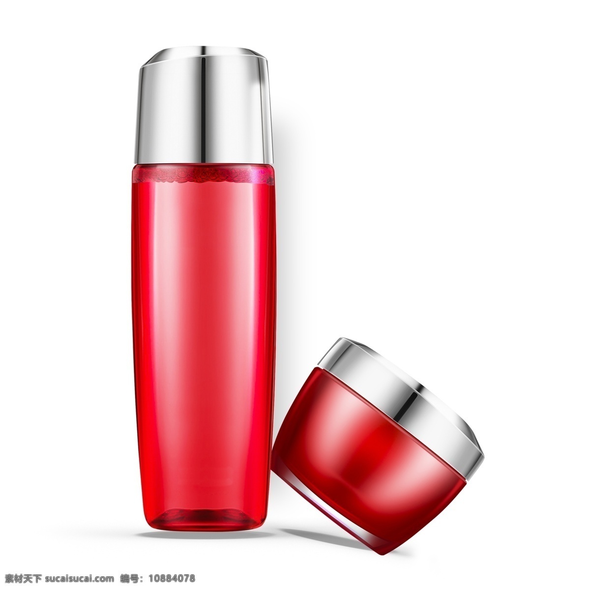 红色 手绘 化妆品 元素 化妆工具 美丽 png元素 免抠元素 透明元素