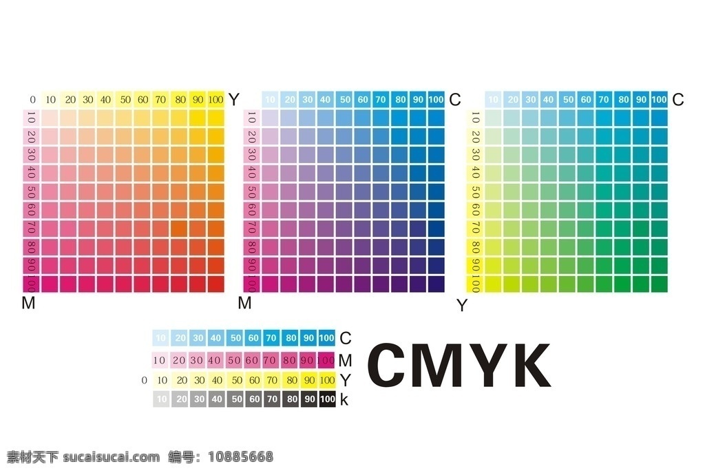 色块 原本色块 cmyk色块 色彩对校图 矢量 矢量图