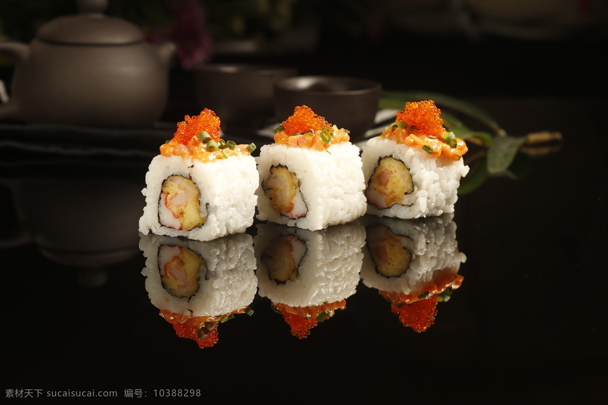 日料 寿司 美食 鱼籽图片 鱼籽 海鲜 刺身 手握 餐饮美食 西餐美食
