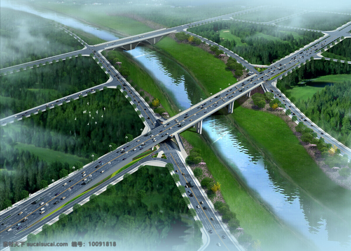 道路设计 道路规划 景观规划 城市设计 水域规划 高清鸟瞰 路网规划 环境设计 景观设计