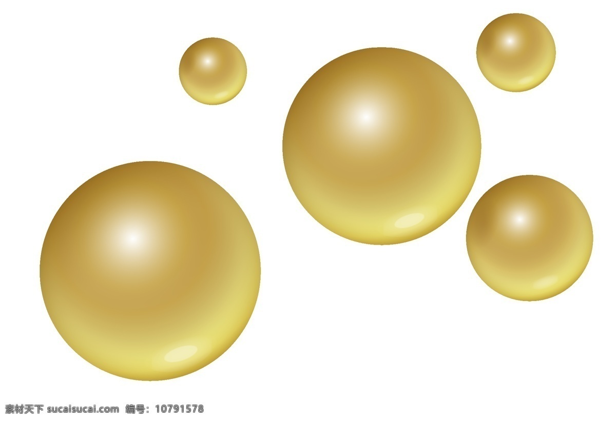 金球 向量金球 金色晶球 晶球 金色球體 矢量