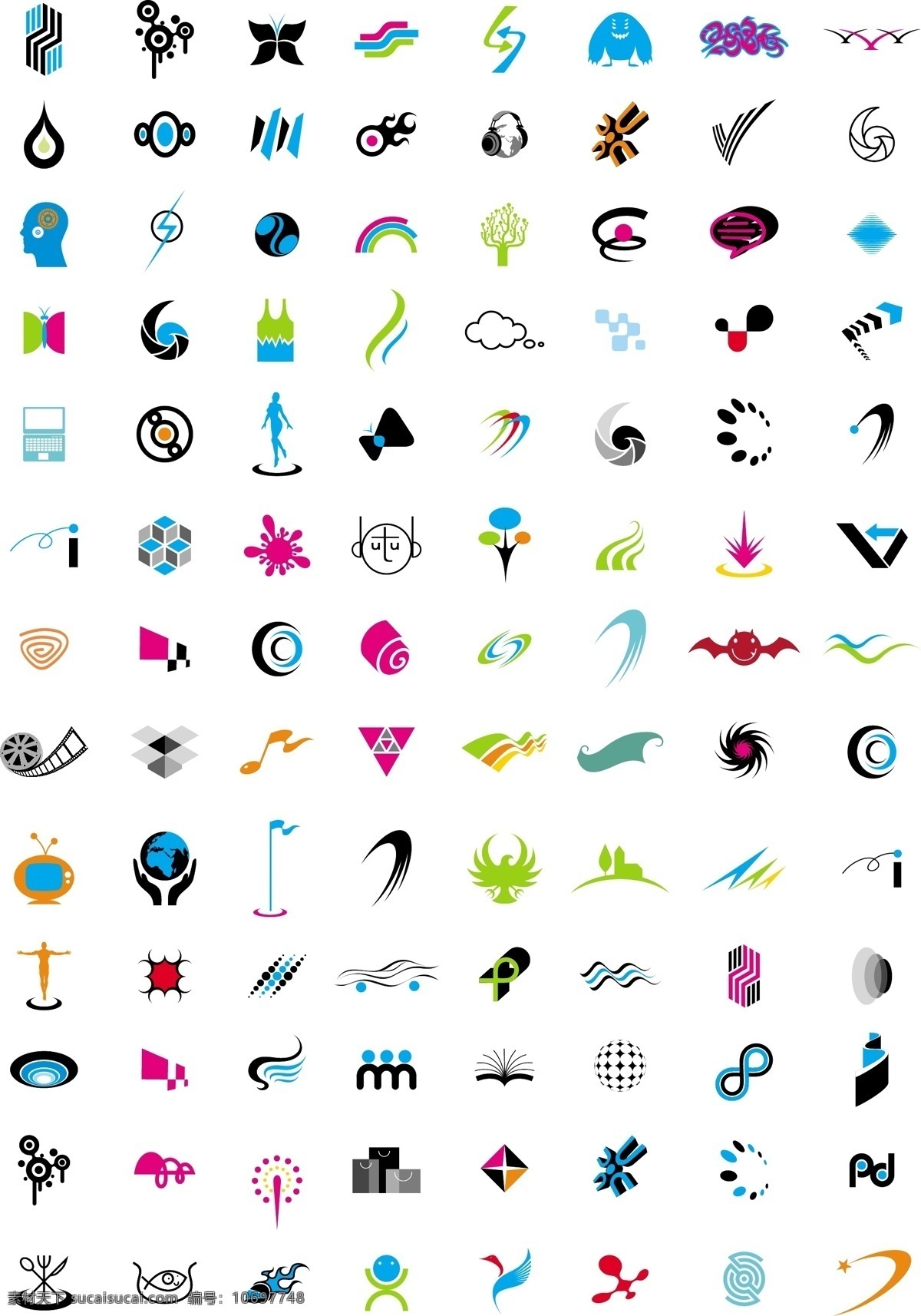的logo图形模板矢量素材矢量数素材图片下载-素材编号10697748-素材天下图库