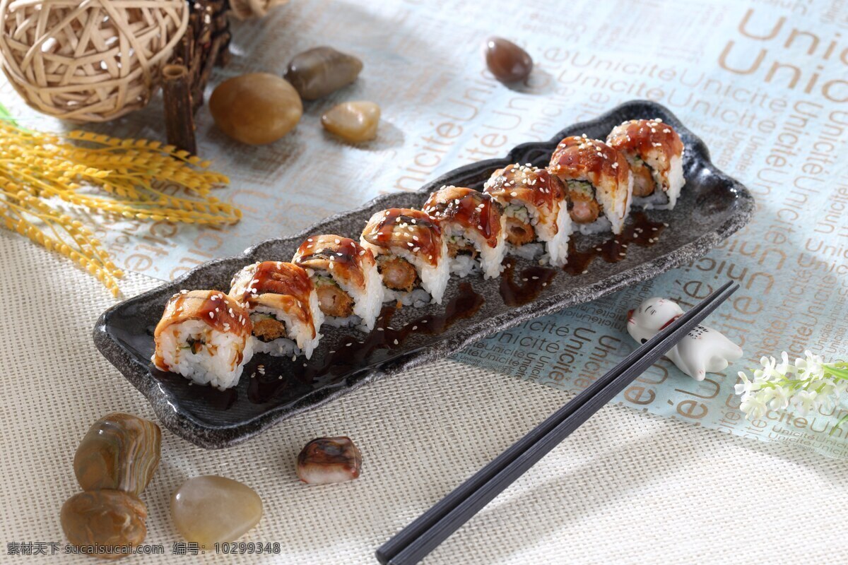 鳗鱼卷 鳗鱼寿司卷 寿司 日本料理 料理 海鲜寿司 餐饮美食 西餐美食