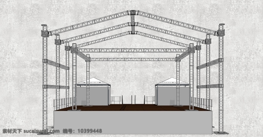 室外舞台 户外舞台 露天舞台 舞台 表演台 室外演出 演出舞台 移动舞台 现代舞台 舞台搭建 舞台设计 草图大师 草图大师模型 戏台 环境设计 景观设计 skp