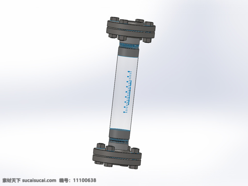 流量计 机械设计 3d模型素材 电器模型