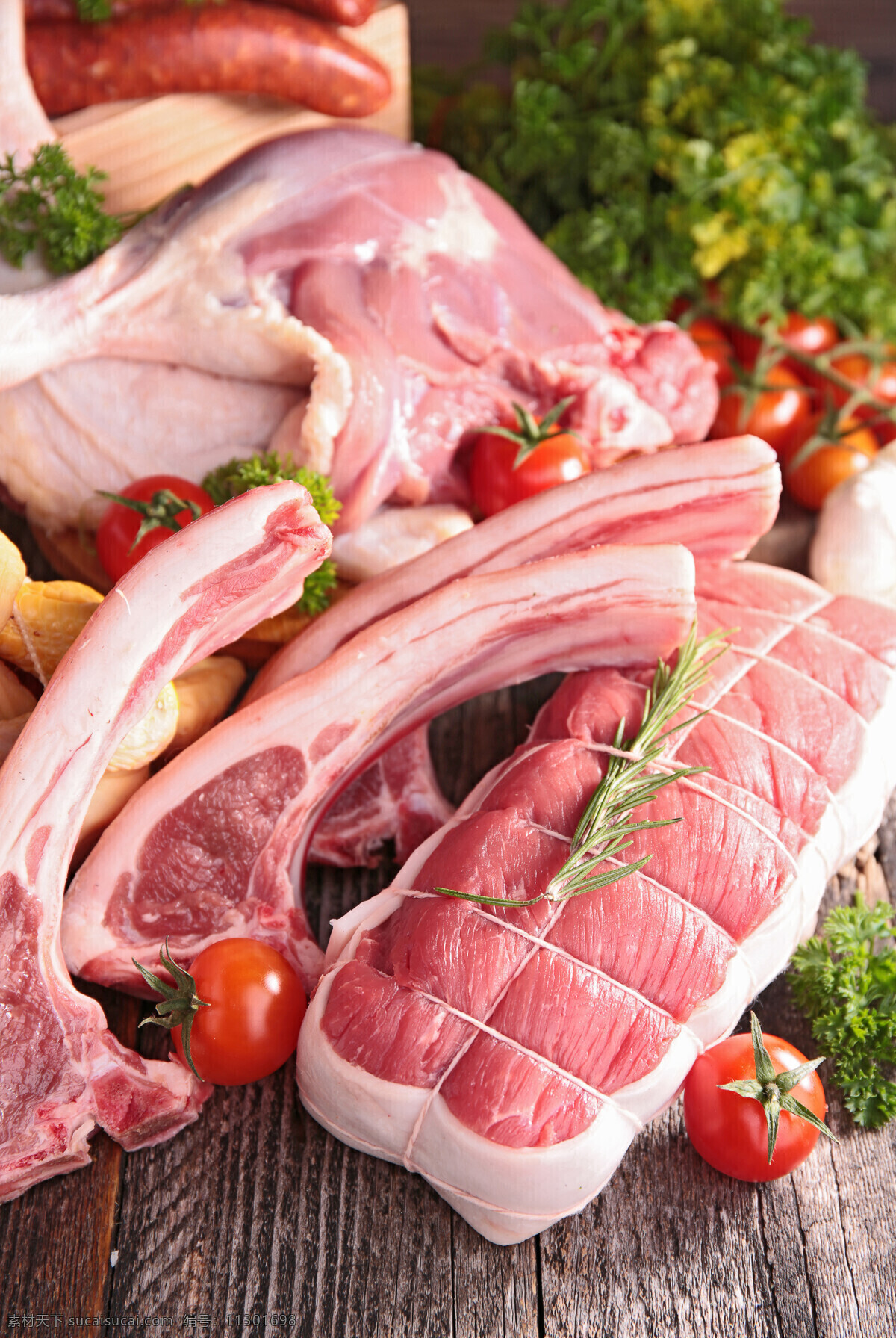 新鲜肉类 鲜肉 新鲜 排骨 牛肉 猪肉 肉类 羊肉 烤肉 肉食 肉 餐饮美食 食物原料