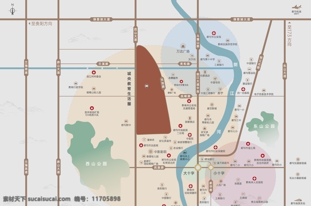 都匀区位图 都匀 贵州 地产 区位图 城市