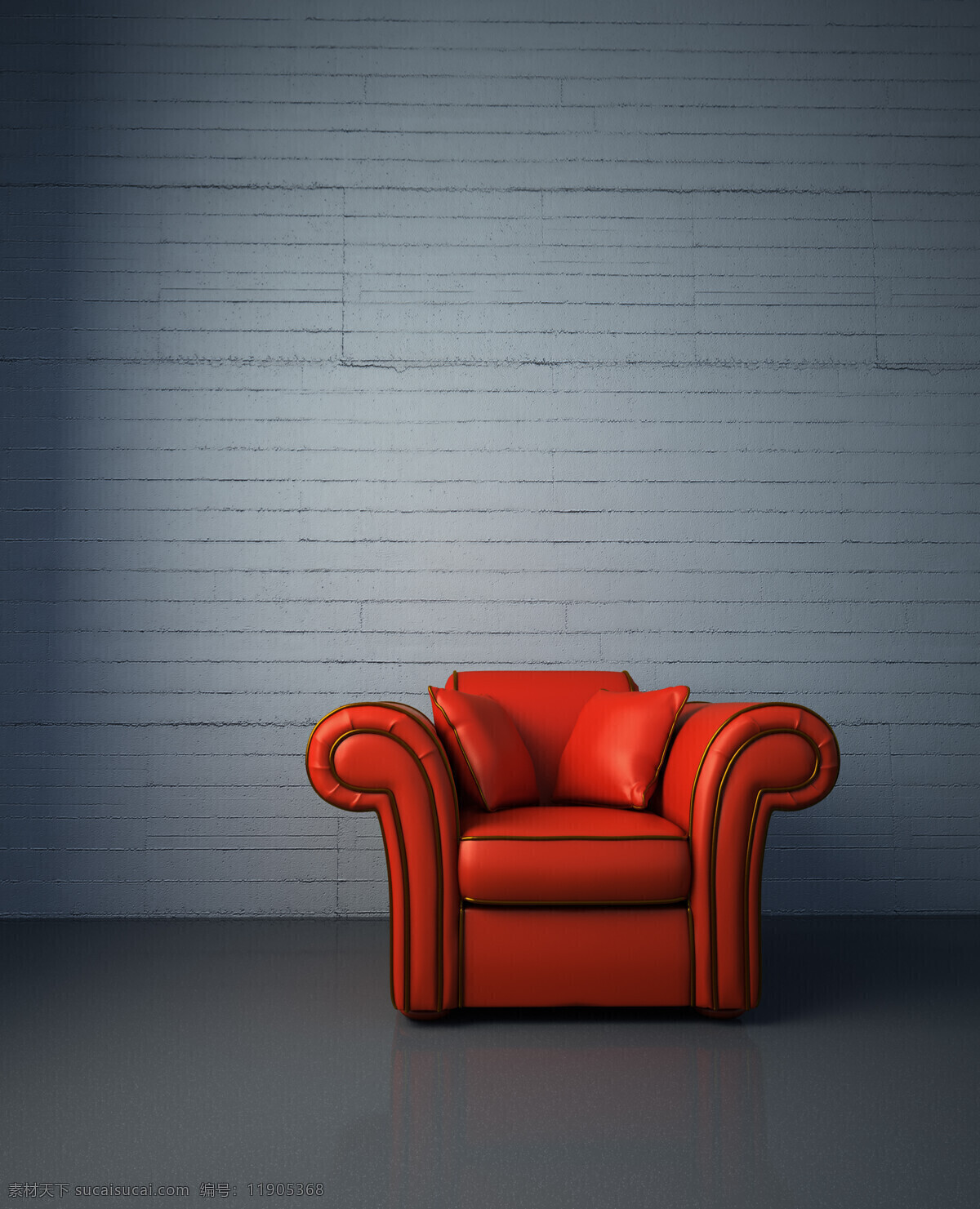 红色 皮沙发 室内装饰 室内 沙发 红色沙发 一个沙发 靠垫 红色皮靠垫 高清图片 家具电器 生活百科