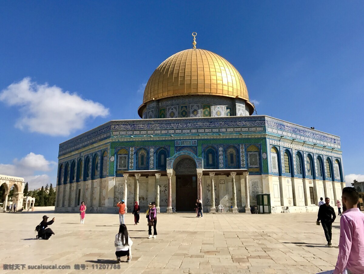岩石 圆顶 清真寺 以色列 耶路撒冷 风光 旅行 旅游摄影 国外旅游