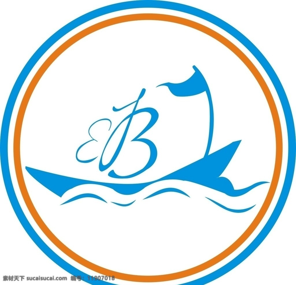b3班徽图片 班级标志 b3班 帆船 杨帆起航 logo设计