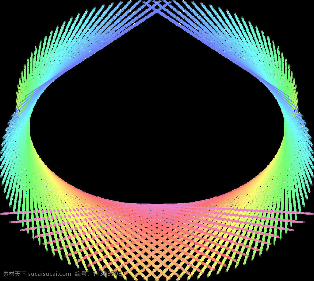 彩虹 抽象 元素 符号 框架 颜色 摘要 元 彩虹抽象元素 矢量图 其他矢量图