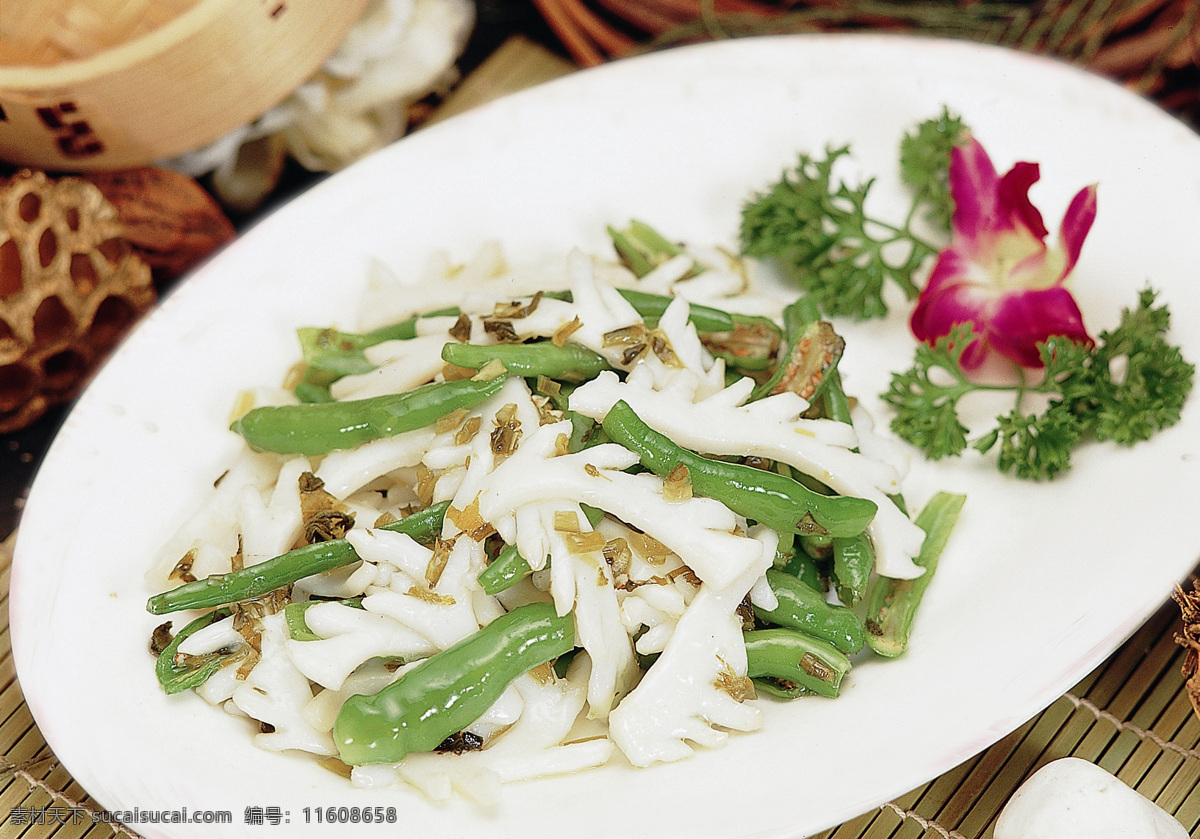 咸菜 杭 椒 目鱼 丝 美食 菜品 餐饮 高档菜 营养餐 炒菜 传统美食 餐饮美食