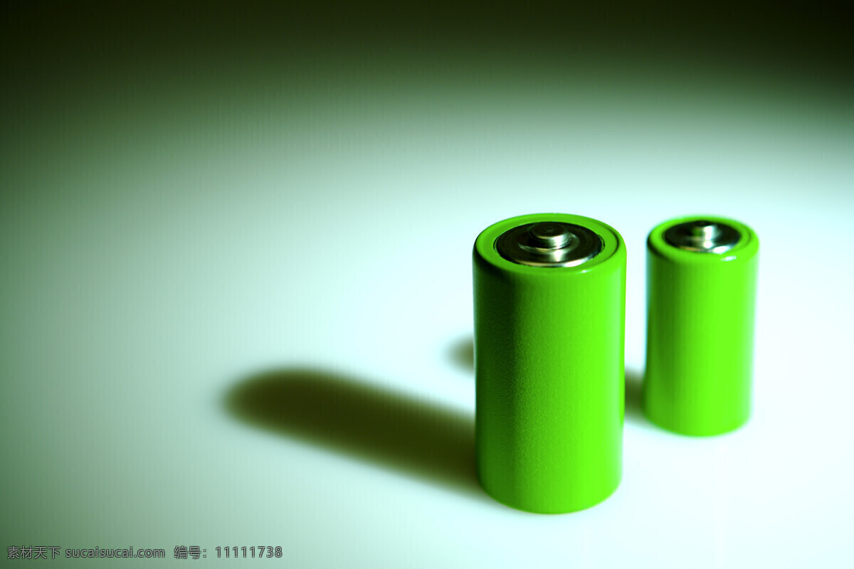 两节 绿色 电池 废旧电池 回收 利用 能量 环保 公益广告 高清图片 其他类别 生活百科