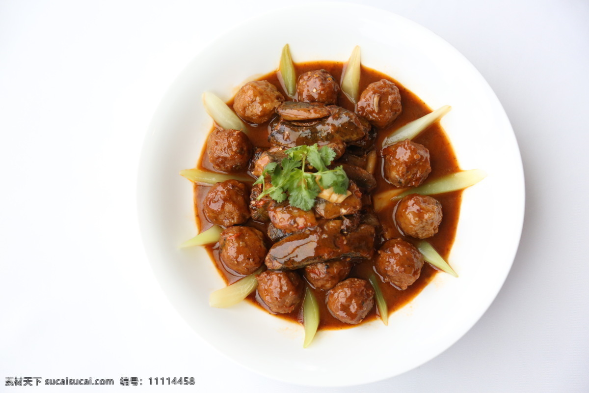 红烧丸子 沪菜系 猪肉丸子 狮子头 猪肉 食物 餐饮美食 传统美食