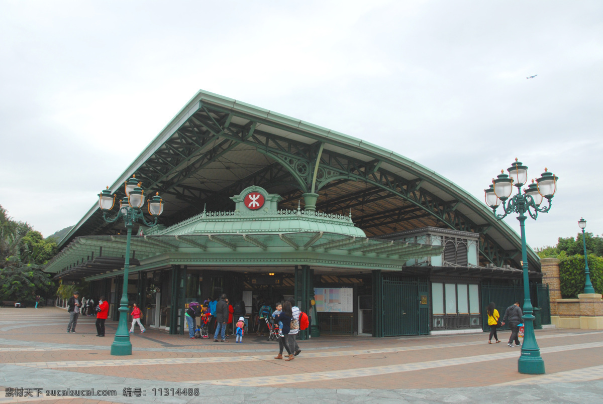 香港地铁站 香港地铁 地铁站 迪士尼地铁 香港交通 香港 自然景观 建筑景观