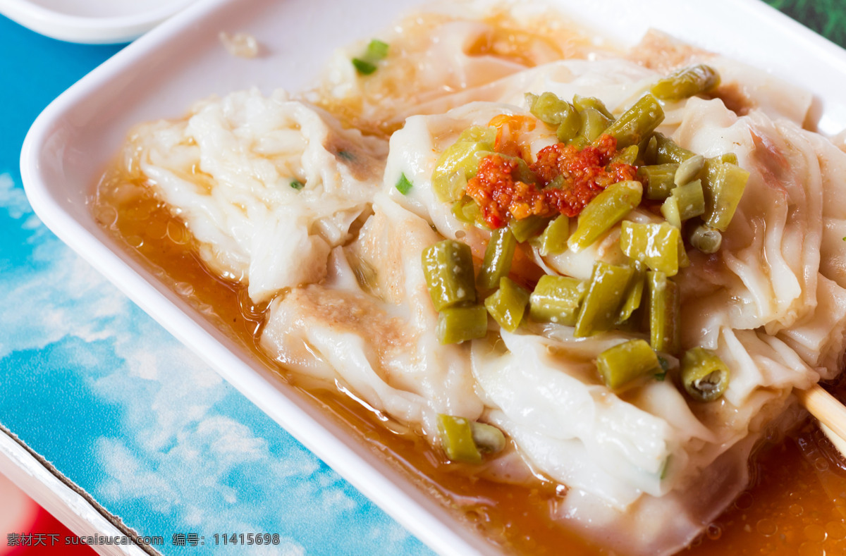 石磨拉肠肠粉 广式肠粉 石磨拉肠 肠粉 酸豆角 卷粉 餐饮美食 传统美食