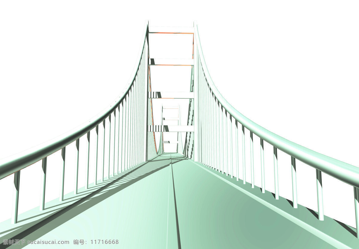 科技创意 设计图库 现代科技 模拟大桥 白色 大桥 设计素材 模板下载 白色的大桥 psd源文件