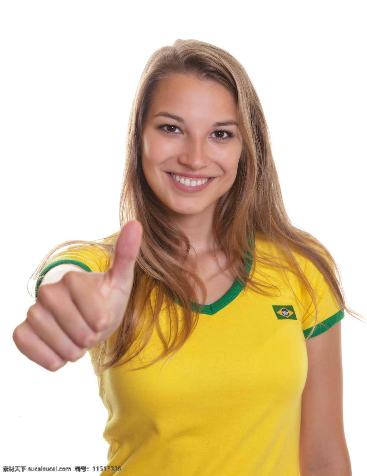 竖起 大拇指 美女 球迷 世界杯 足球 体育运动 生活百科